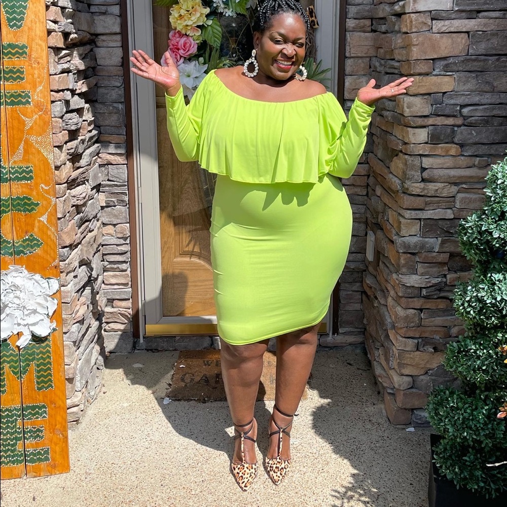 Lime dress